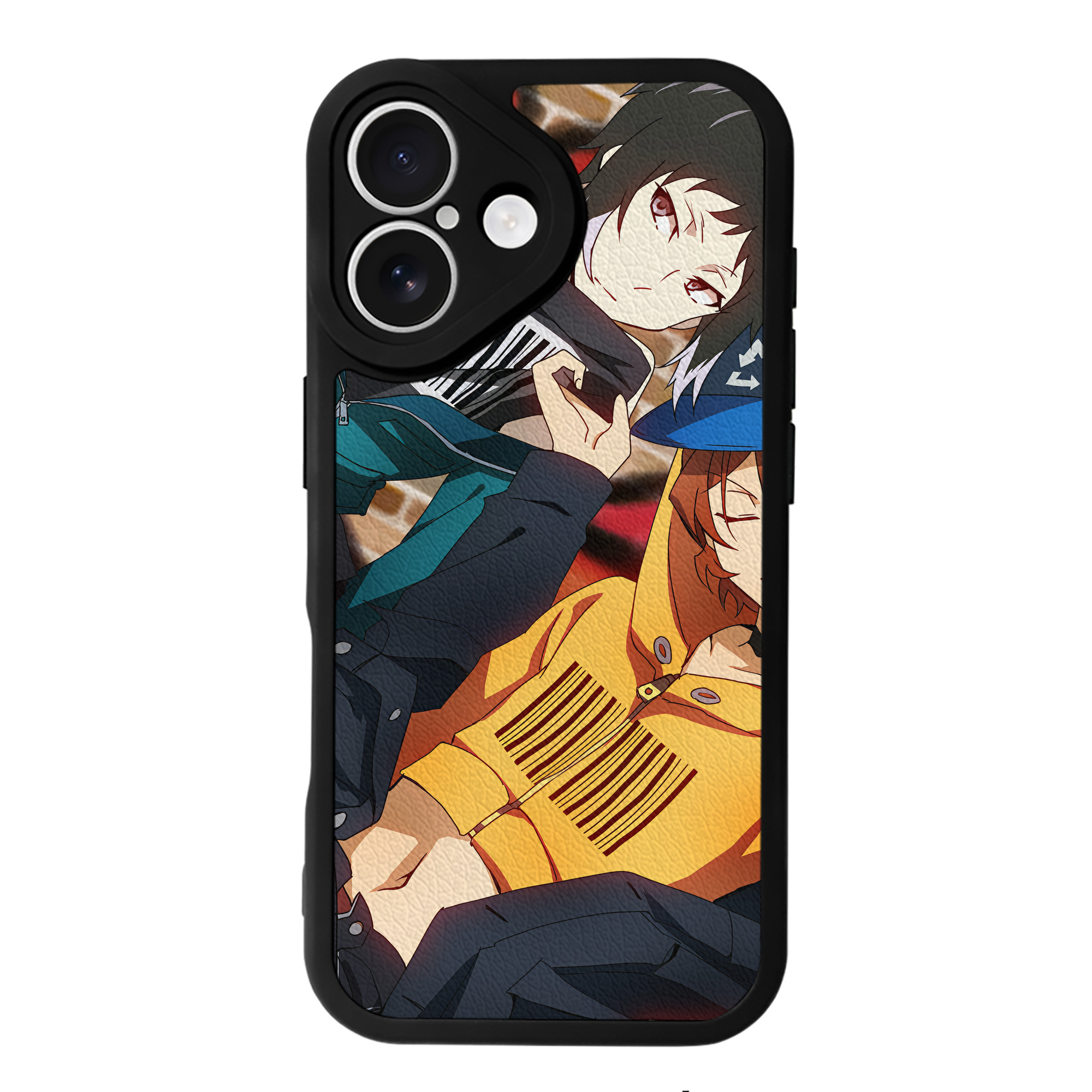 （画像用） 文豪ストレイドッグス Bungo Stray Dogs 【iPhone 16シリーズ対応】シリコンスマホケース（レザー調） 材質：シリコン